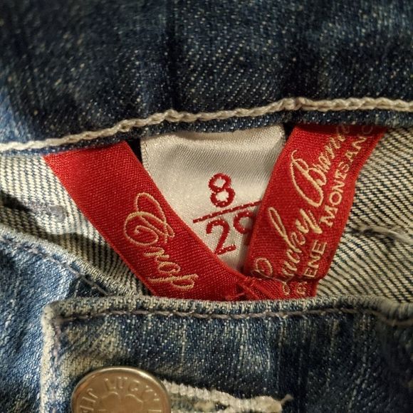 𝅺lucky Brand  Womens Capri Jeans 8/29 - Picture 4 of 8